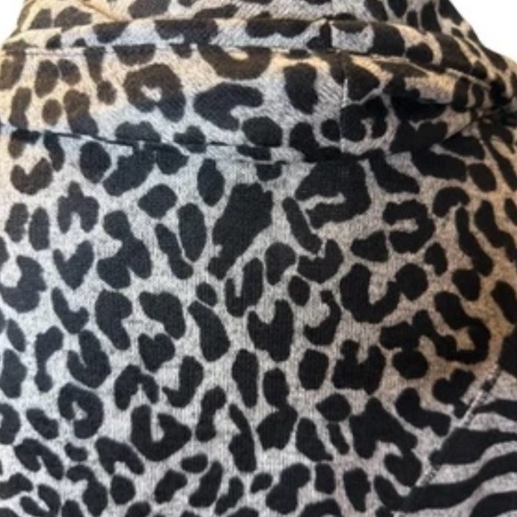 Multiples Women's Animal Print Cowl Neck Sweater, 3/4 Sleeves, Large, NWT - Picture 10 of 13